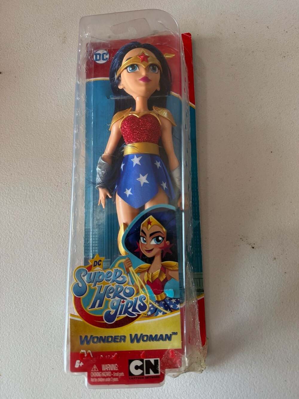 DC SUPER HERO GIRLS - WONDER WOMAN DOLL 11" - CARTOON NETWORK ACTION FIGURE